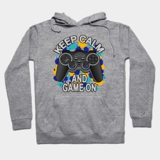 Keep Calm And Game On - Game Controller Hoodie